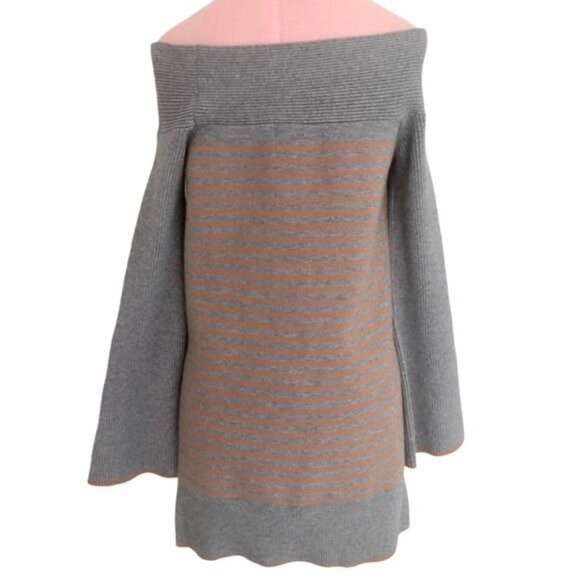 Anthropologie Elise Off Shoulder Tunic Sweater Size XS - Picture 8 of 12